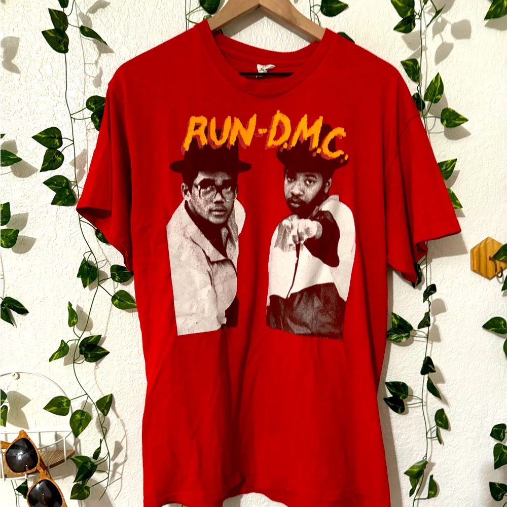 Vintage RUN DMC band merch tshirt